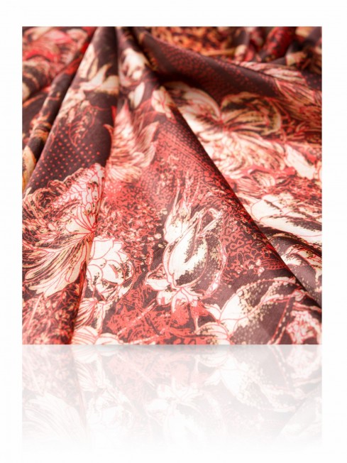 Платок Женский SS-FLORAL.MYSTIC/BROWN